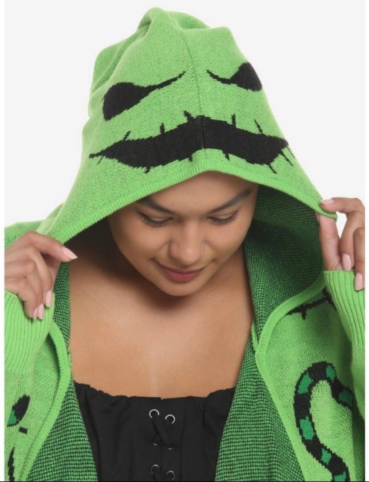 high discount Oogie Boogie Hot Topic Nightmare Before Christmas Cardigan Size Medium KZytnOW1l well sale