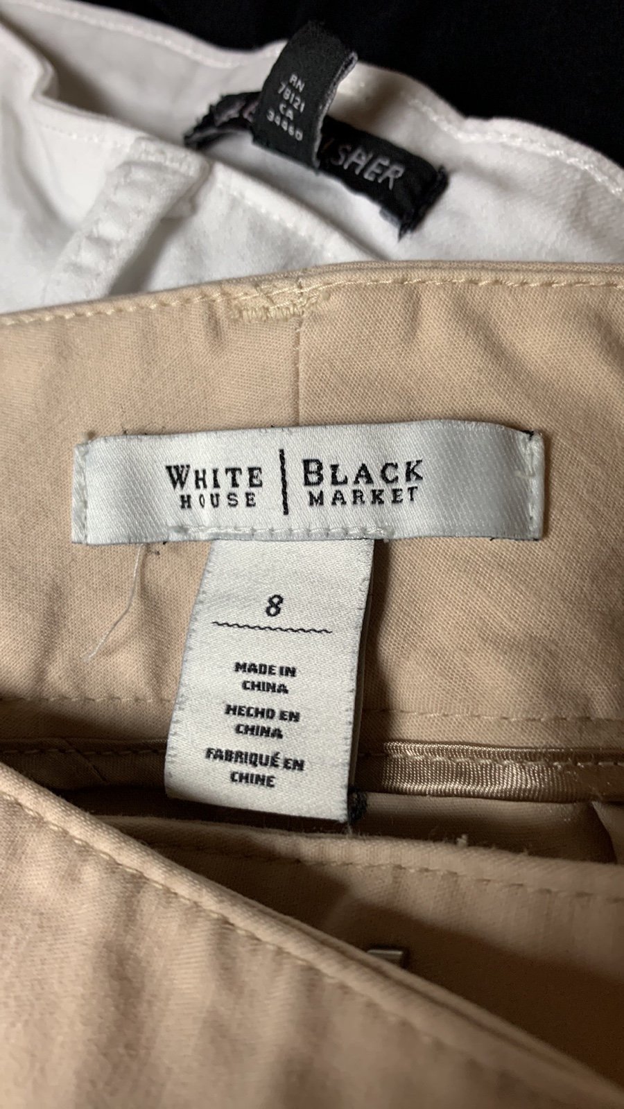 cheapest place to buy  White House Black Market cropped pants light khaki color  Size 8 MbsC9UvGe online store