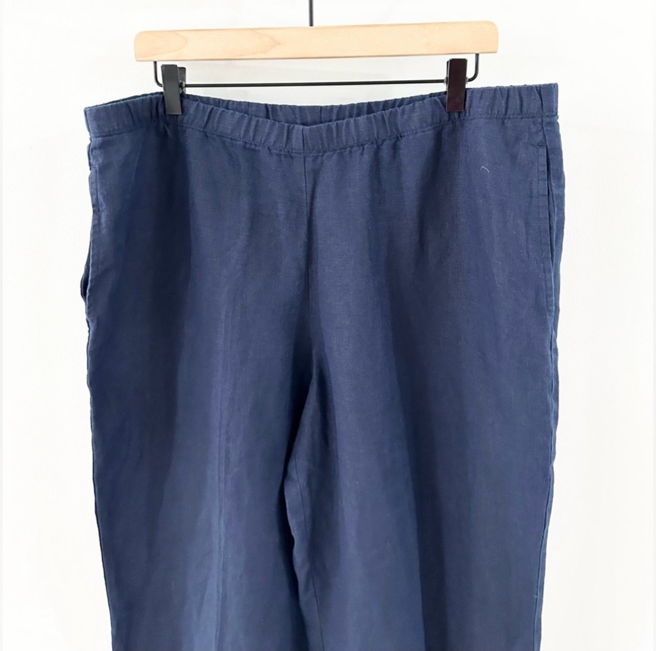 Fashion J. Jill Love Linen Pull On Linen Pants Blue Size Large jQI72iTAw Store Online