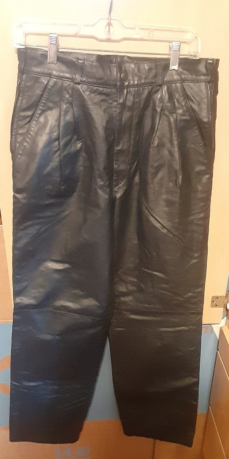 Nice Women´s Pure Leather Biker Pants Size 32 Nmqg