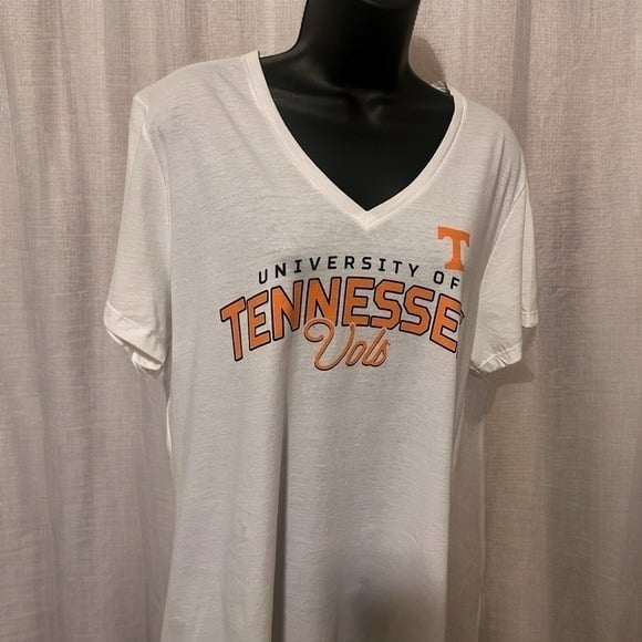 Factory Direct  NWT Fanatics NCAA XL Tennessee Volunteers Secondary Play T-Shirt White V-Neck ILHCMZNSs Hot Sale