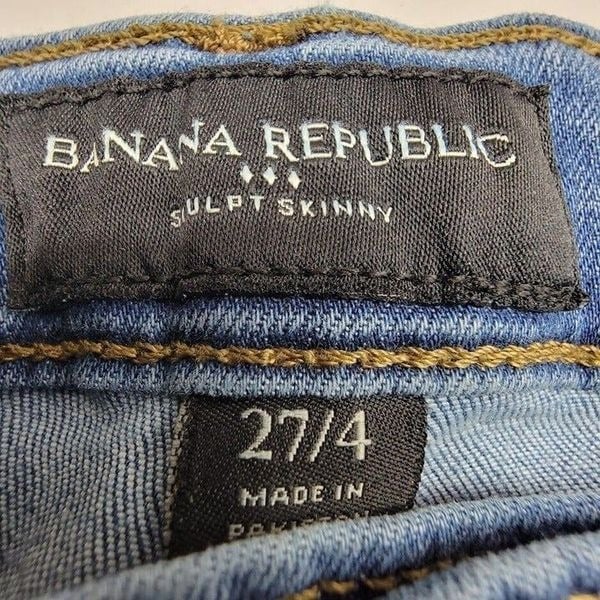 Buy Banana Republic Skinny Jeans Women´s  Size 4 Medium Wash Blue Denim 28X28 H9Com3wVo just buy it