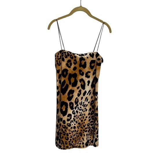 large selection Forever 21 Velvet Cheetah Mini Dress La
