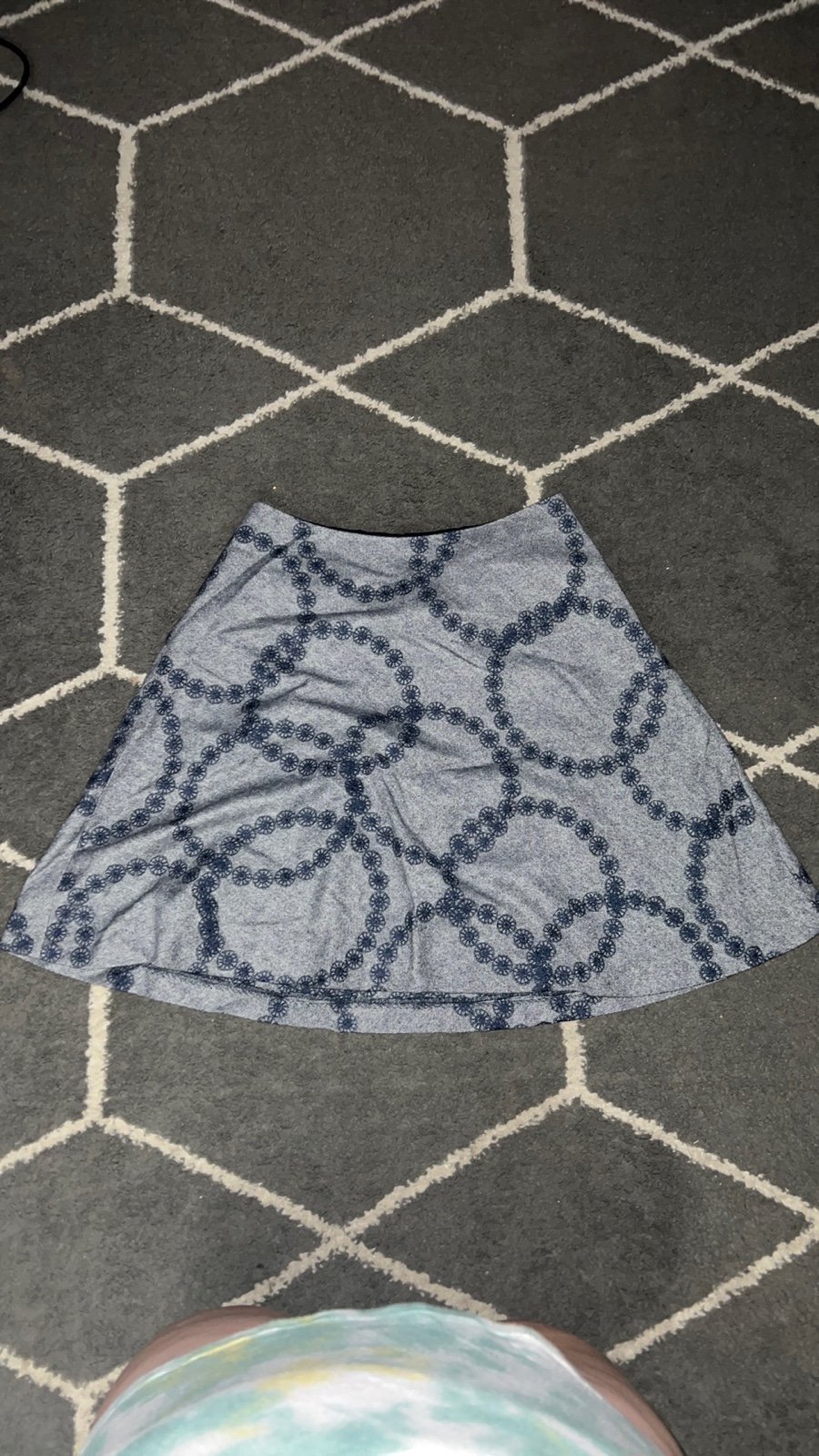 Affordable Boden Libby Circle Wool Blend Embroidered Grey & Blue Skirt Size 6R PBesDgz9w Outlet Store