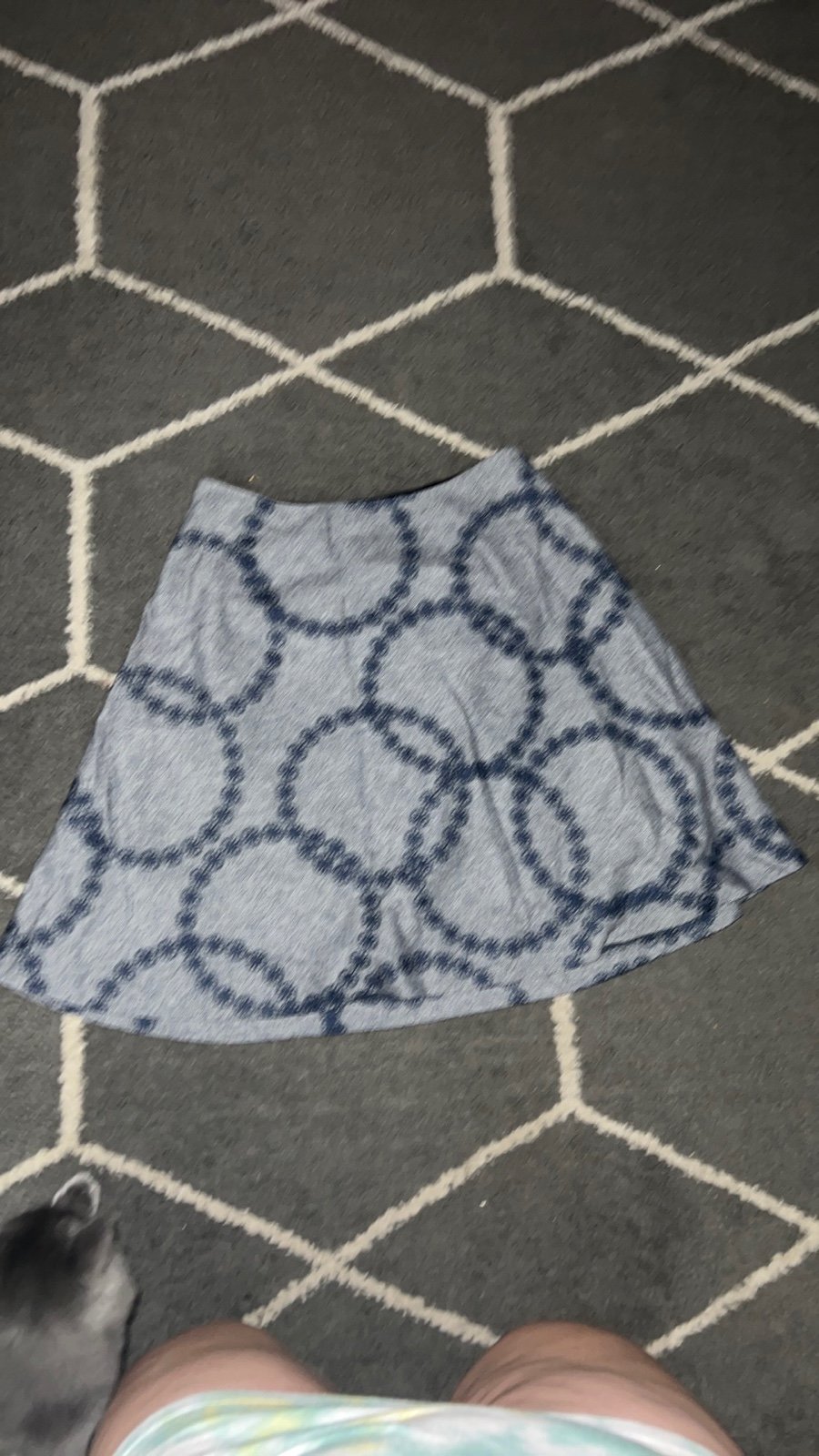 Affordable Boden Libby Circle Wool Blend Embroidered Grey & Blue Skirt Size 6R PBesDgz9w Outlet Store