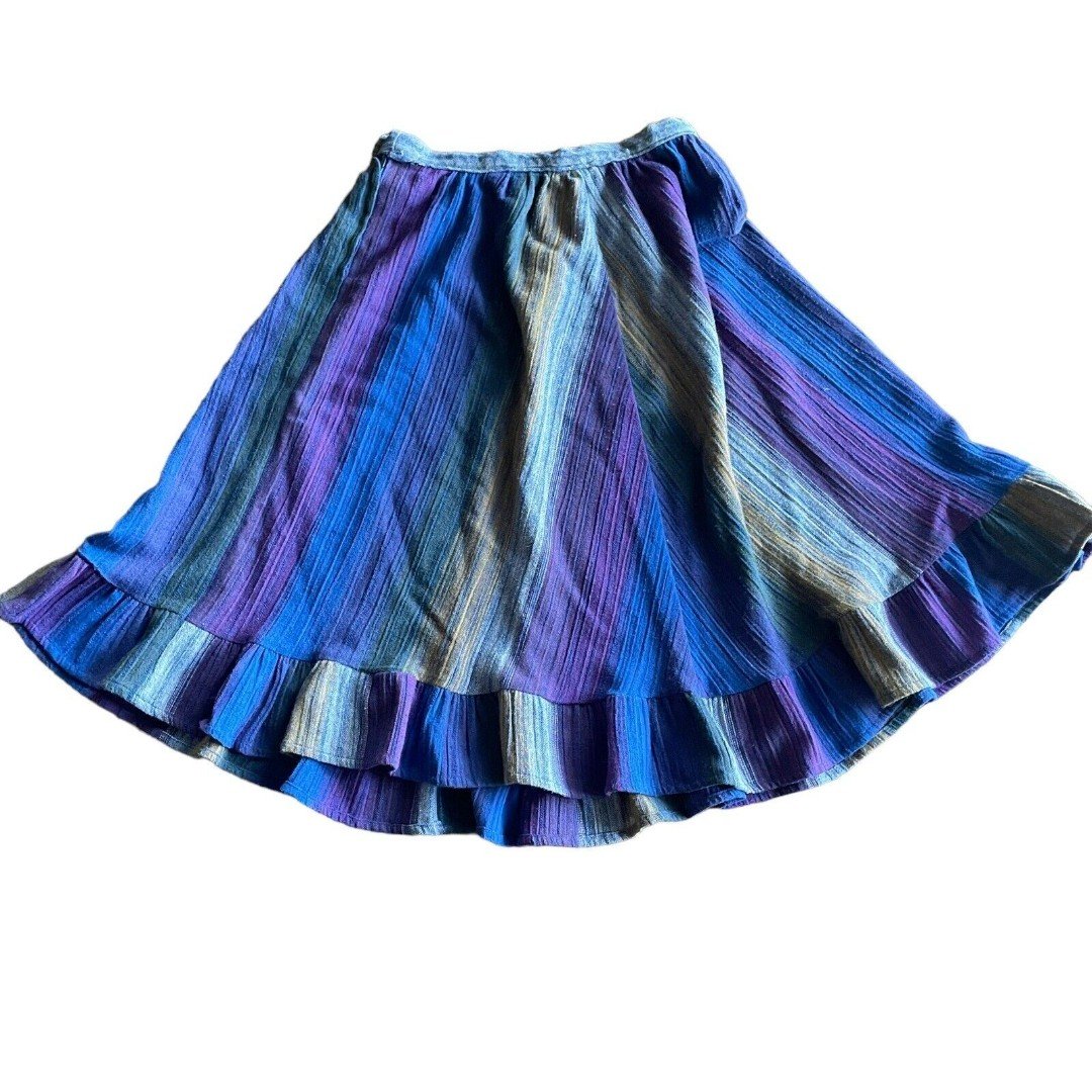 The Best Seller Vintage Panhandle Slim Western Square Dance Skirt Medium Denim Western Cowgirl g3Luj3BTY online store