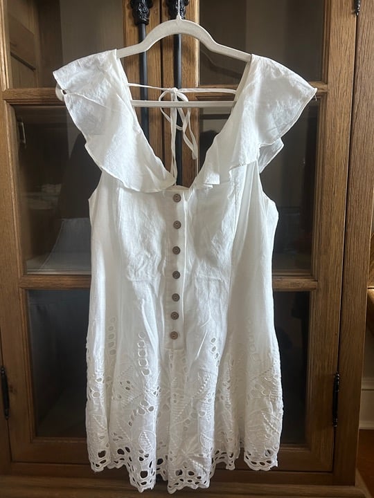 Exclusive Promesa Summer White Mini Dress S NWT fMGlqU8