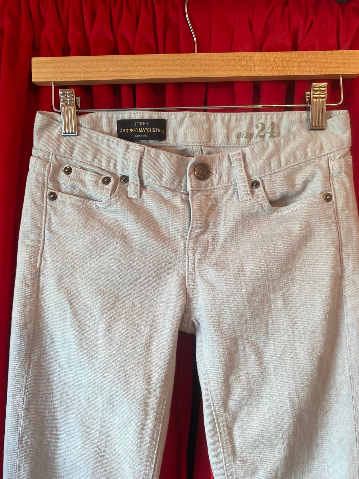 reasonable price J CREW GRAY MATCHSTICK SKINNY CROPPED JEANS 00/24 nuLlaU3t8 hot sale