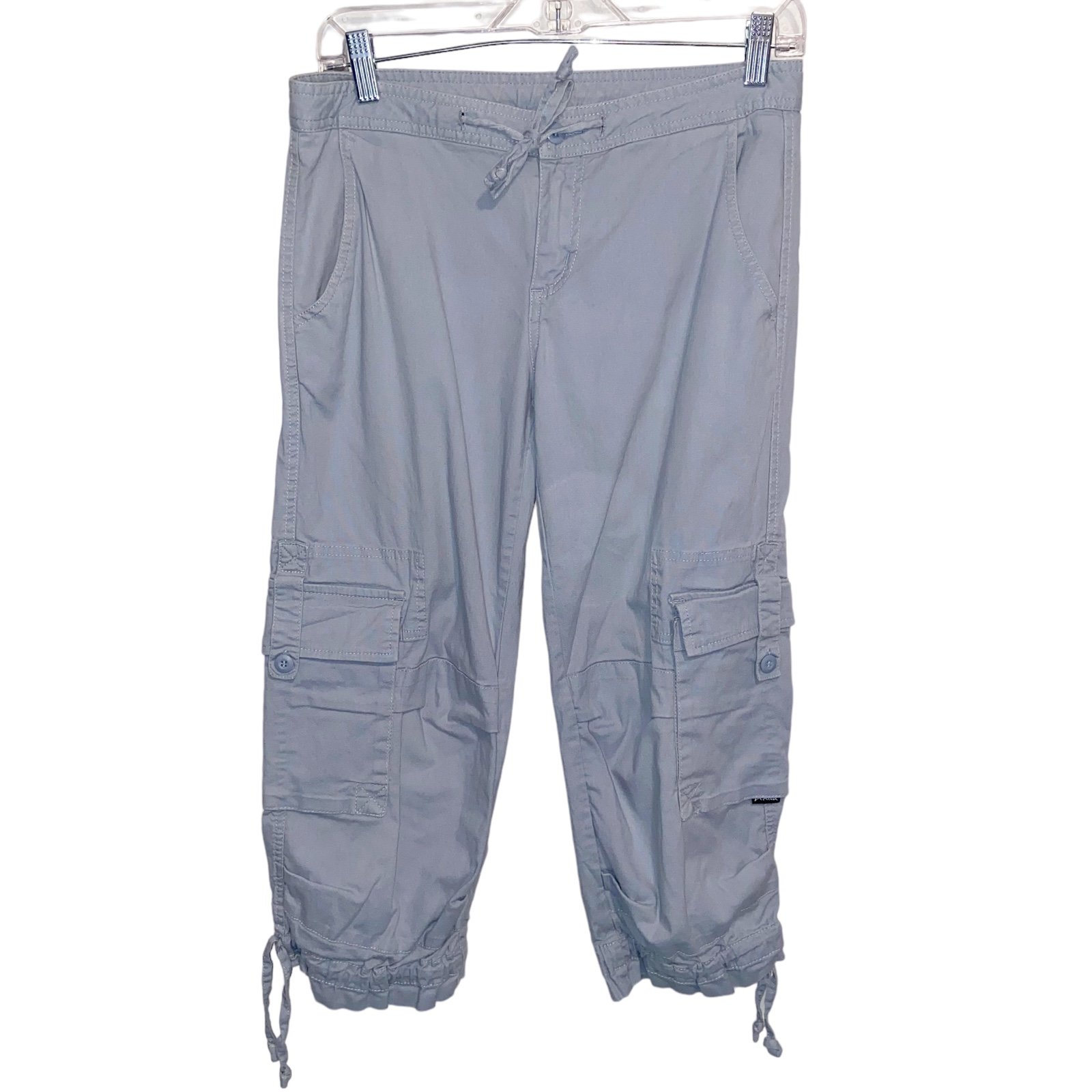 floor price Prana Capri Pants Womens Size 4 Cargo Pockets Gorpcore Outdoor Vintage Gray Good I2pc4V7NM online store