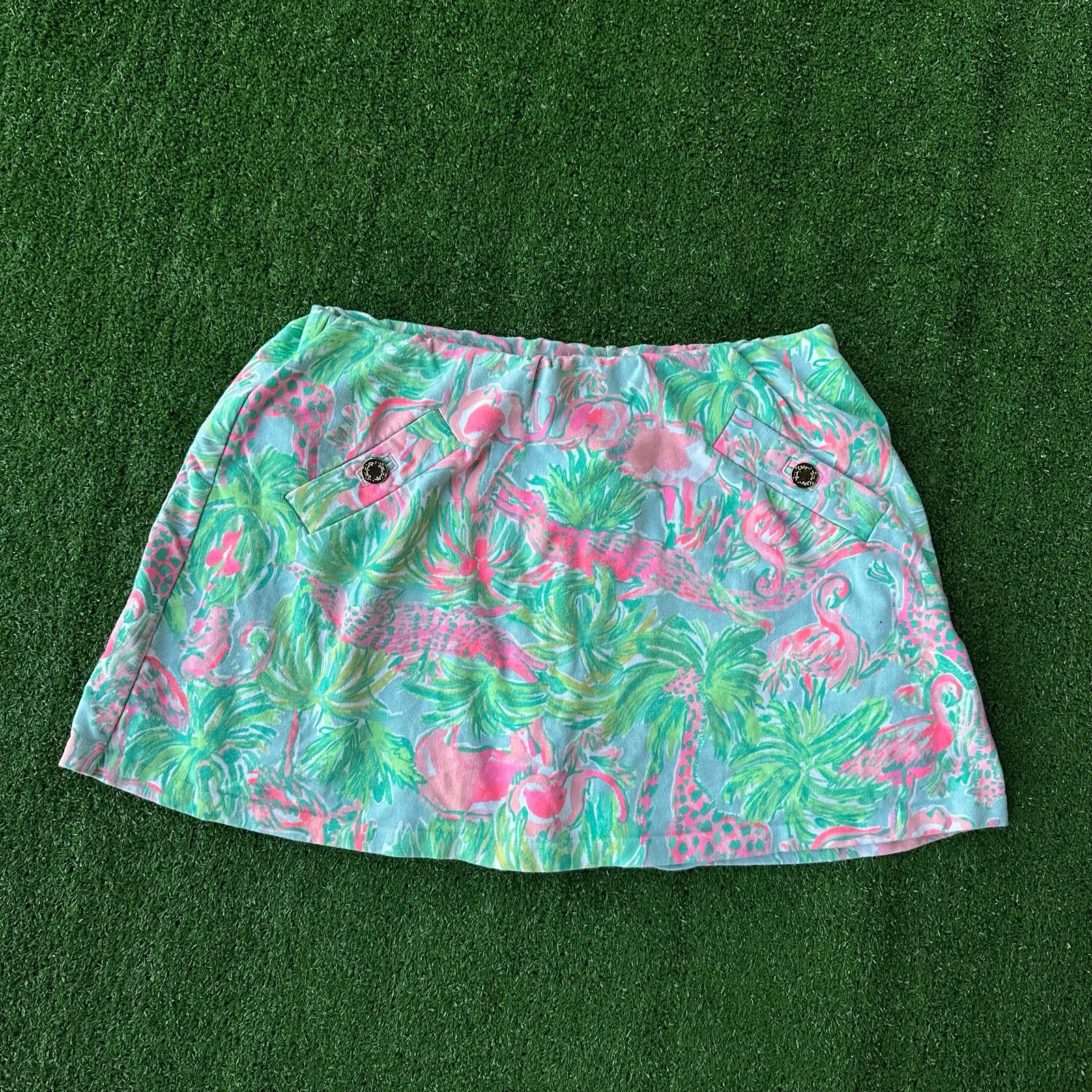Exclusive lilly pulitzer skirt floral womens skirt size
