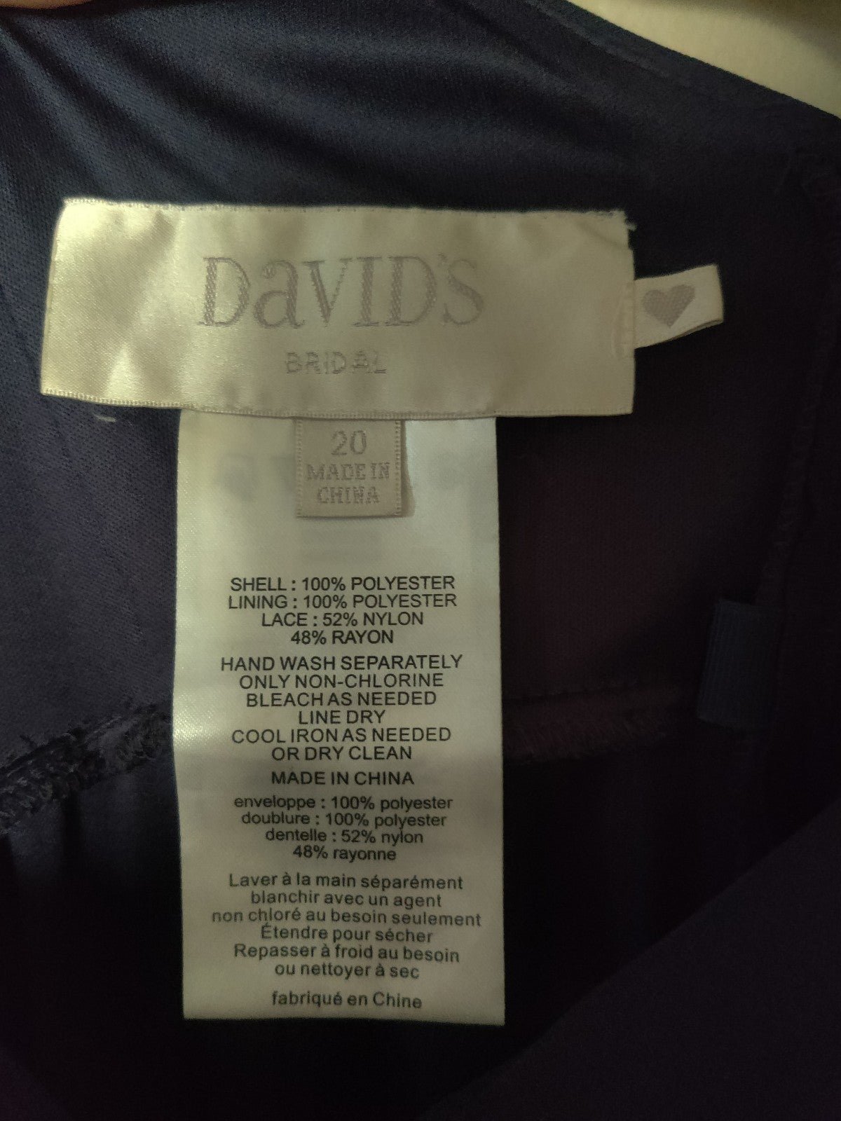Cheap *** David´s Bridal dress size 20  Excellent Condition *** OWTO3c2mU Great