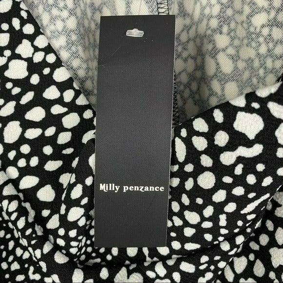 reasonable price Milly Penzance Double Layer Full Skirt Women´s 2X Black White NEW K2OS4kdOq no tax