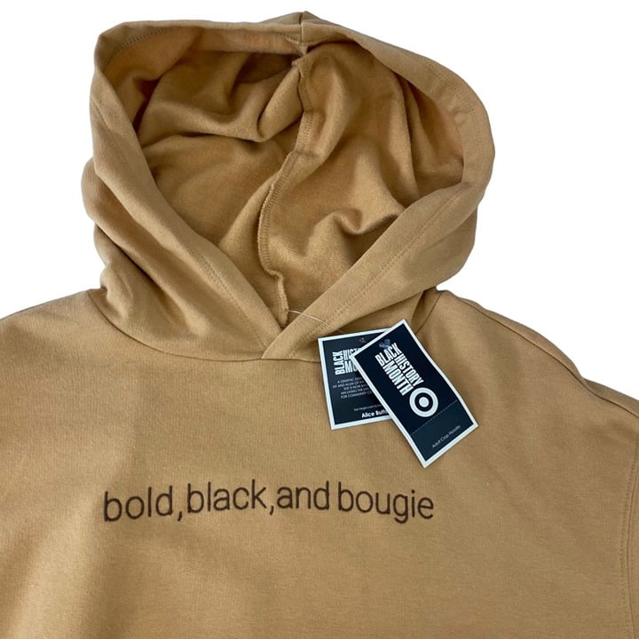 Simple Black History Month Camel Tan Bold, Black, Bougie Cropped Hoodie Sweatshirt XS GgZu2tARP just buy it