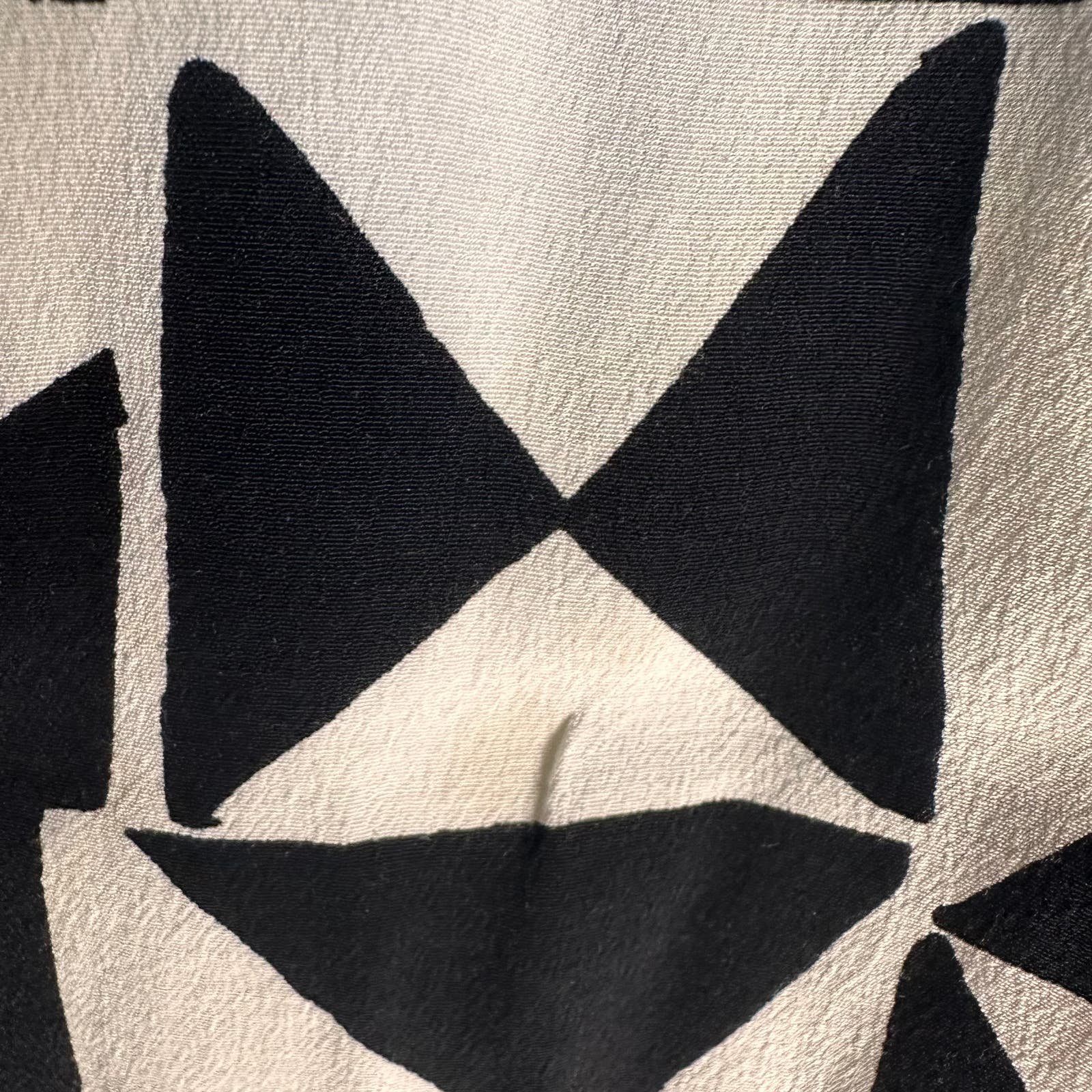 Stylish LOFT Black White A-Line Geometric Pattern Lined Rayon Skirt Size Medium nyNgjswQa Online Shop