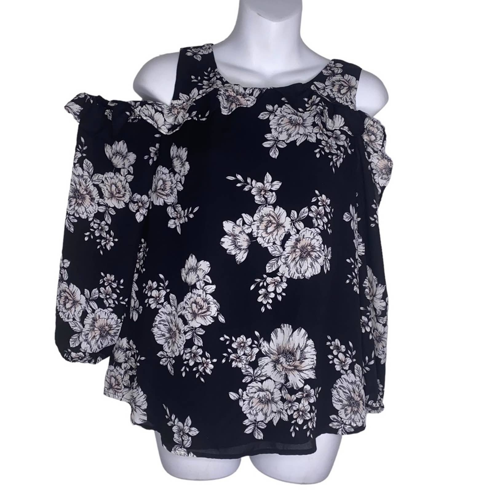 large selection Women’s Maurices Floral Off The Shoulder Blouse Top Size Small ~ pPCDJ3iCa Buying Cheap
