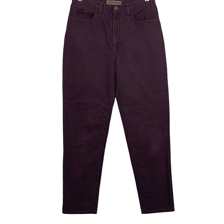Amazing Jones Jeans 8 Mom Jeans High Waisted Tapered Leg Purple Denim Womens Pants HU0TkgElz Novel 