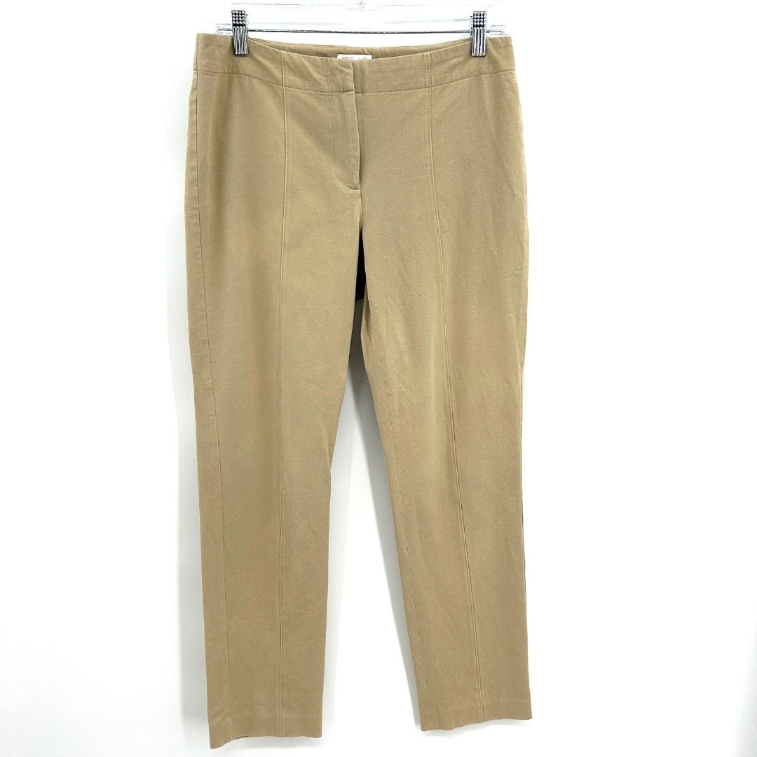 The Best Seller J. JILL Premium Bistretch Khaki Tan Slim Tapered Leg Trouser Pants Size 8 lCGOnk91B High Quaity