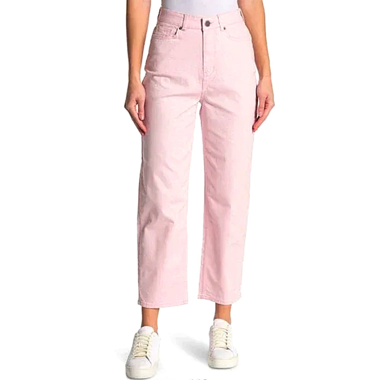 Beautiful Ted Baker Womens Pink High Waisted Straight L