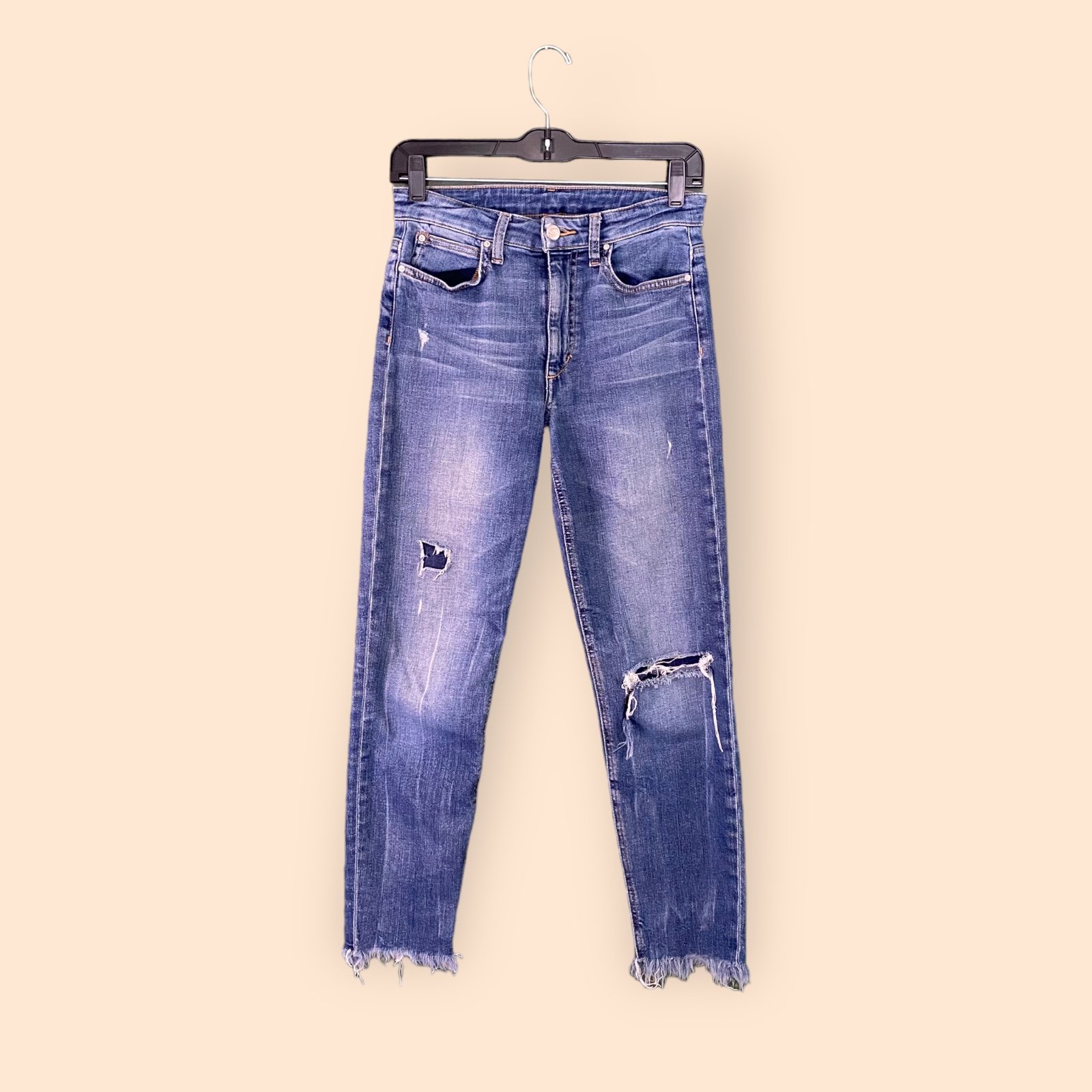 Comfortable Joes Jeans the Charlie cropped skinny lviby