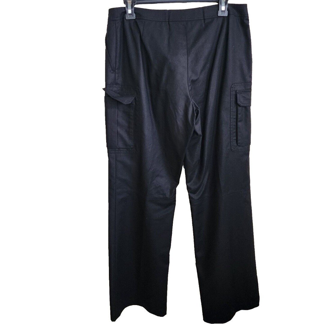 Great Lafayette 148 New York Cargo Pants Straight Leg Black Pants Size 8 34