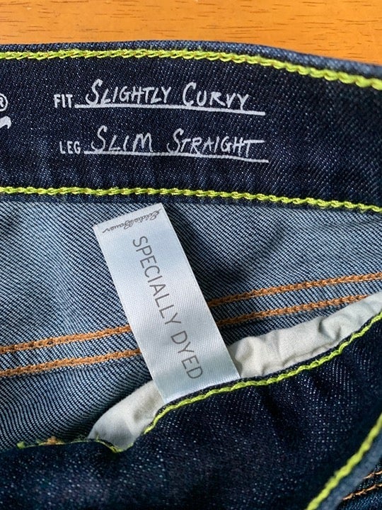 Latest  Eddie Bauer Specially Dye Jeans Slightly Curvy Slim Straight Stretch, Size 8 HVAPIybeg online store