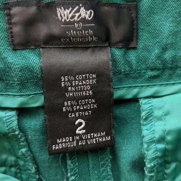Amazing Mossimo Pants Straight leg business casual cotton blend size 2 Teal Green OqFcyAhRt US Outlet