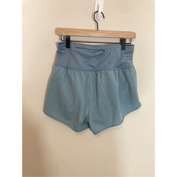 Great Lovetree High Rise Runner Align Baby Blue Teal Shorts lTBstCawK Great