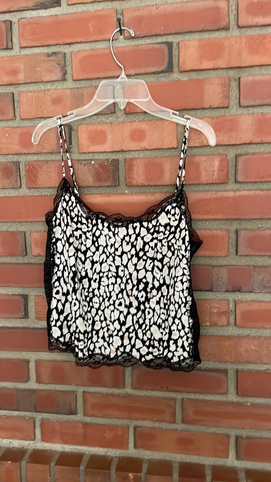 reasonable price Bebe leopard print camisole lace details small exc condition K8MA7cl71 Store Online
