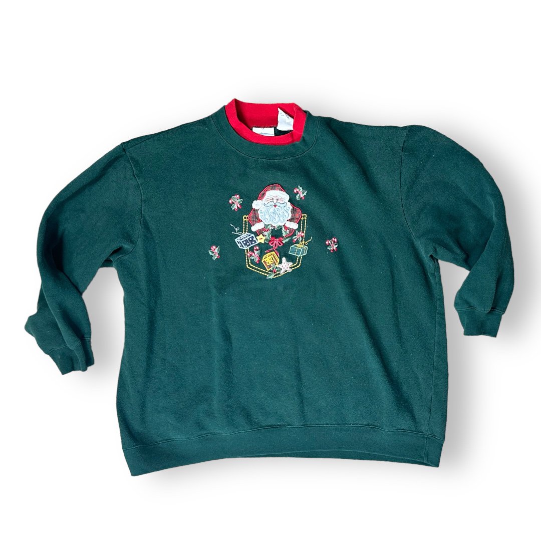 Popular Vintage y2k Ugly Christmas Sweater, Oversized G