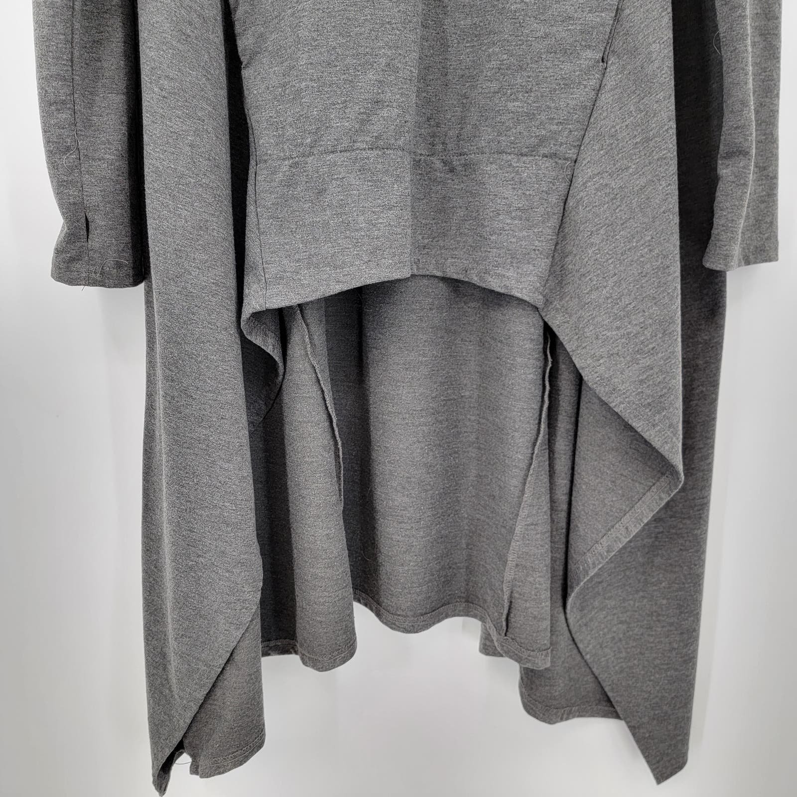 floor price Cloak Top With Cowl Hood High Low Hem Cape Sweatshirt Asymmetric Long Hoodie K8pVwgZsI for sale