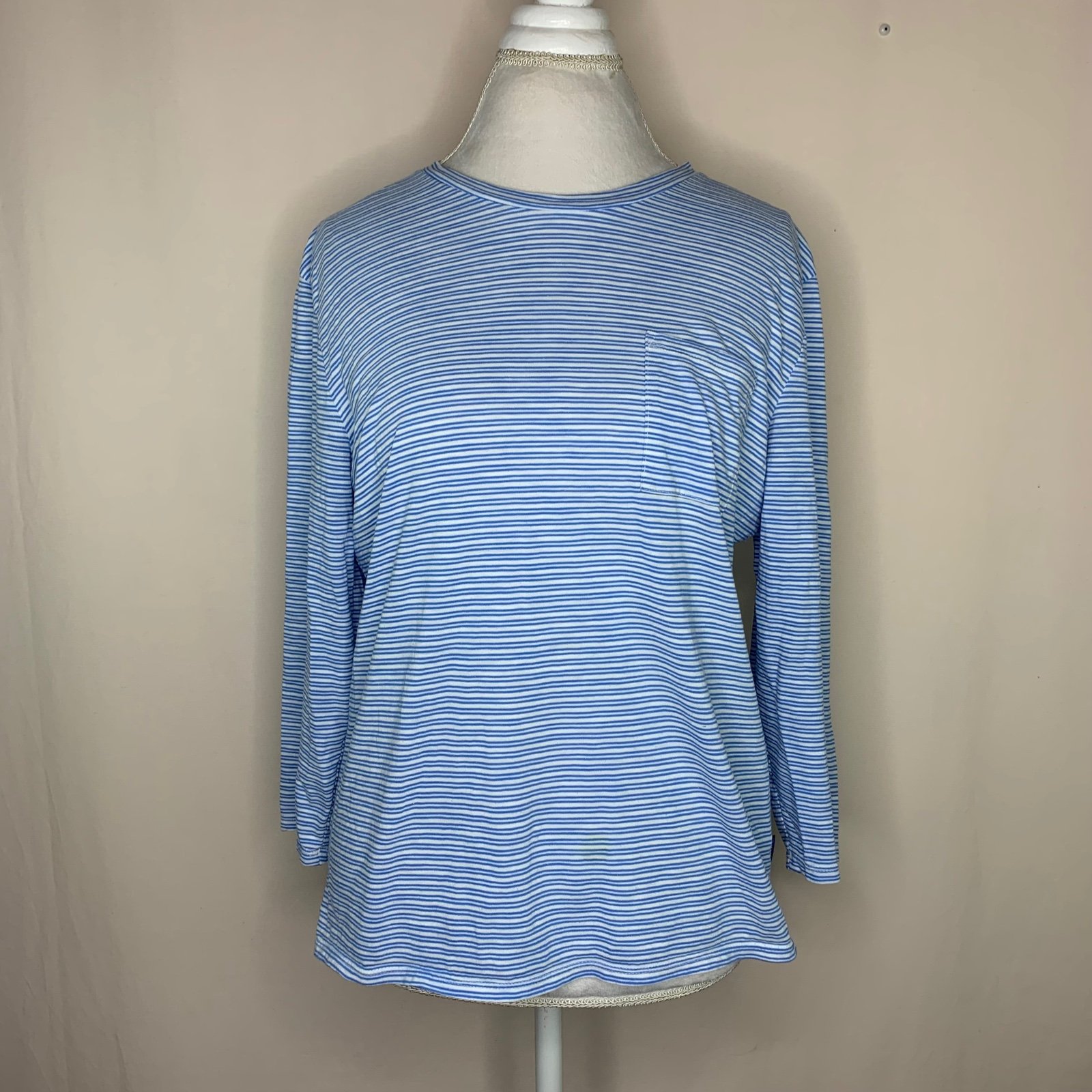 cheapest place to buy  Patagonia Organic Cotton Stripe Striped Long Sleeve Shirt Womens Size Large Oq9LWmr7L High Quaity