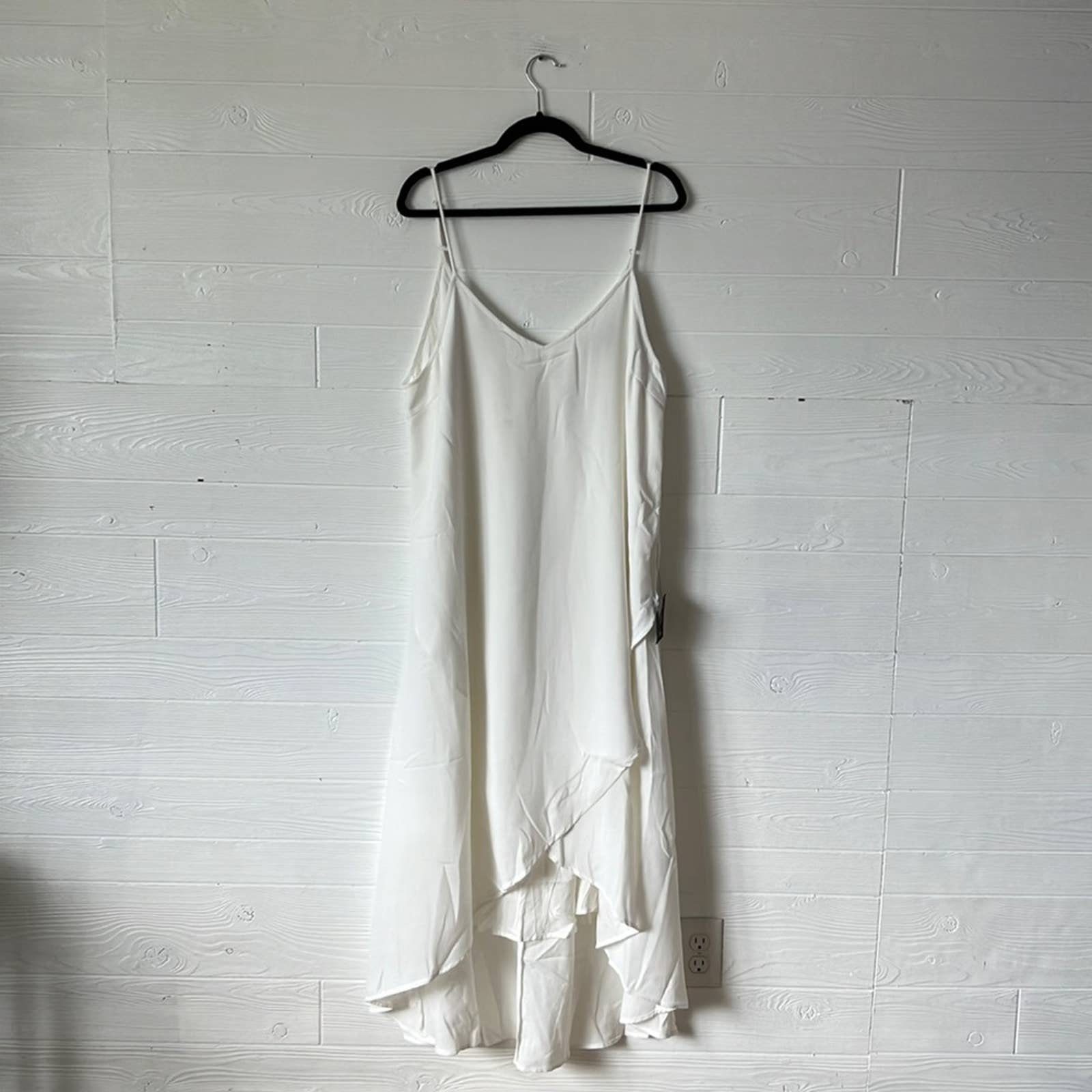 big discount Lulus white high low maxi dress size XL NW