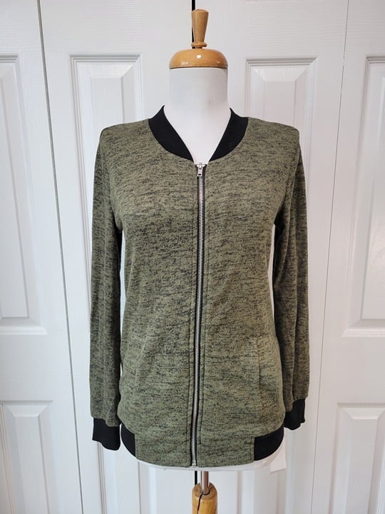 Exclusive MACY´S Miss Chievous Green Brushed Lightweight Bomber Jacket sz S NWT Spring i4EfmbSJF Fashion