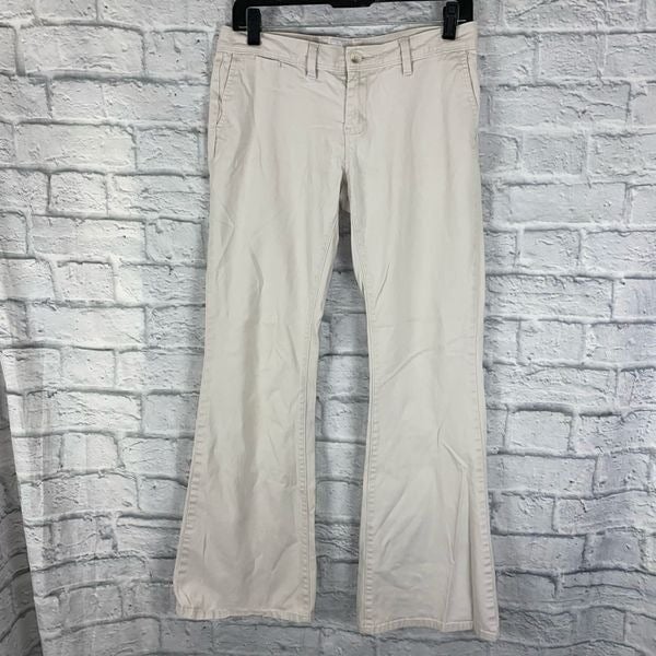 save up to 70% Gap premium flat front bell bottom chino