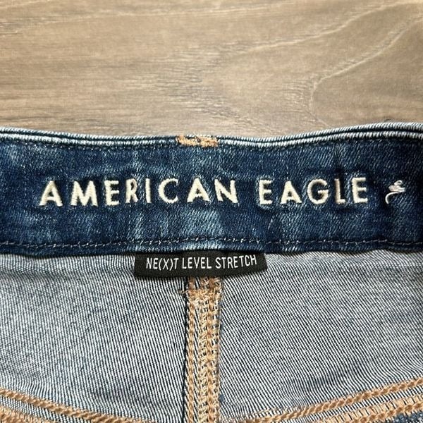Special offer  American Eagle Curvy Hi-Rise Shortie Next Level Stretch Distressed Jean Shorts 6 HrgCwTqyv Discount