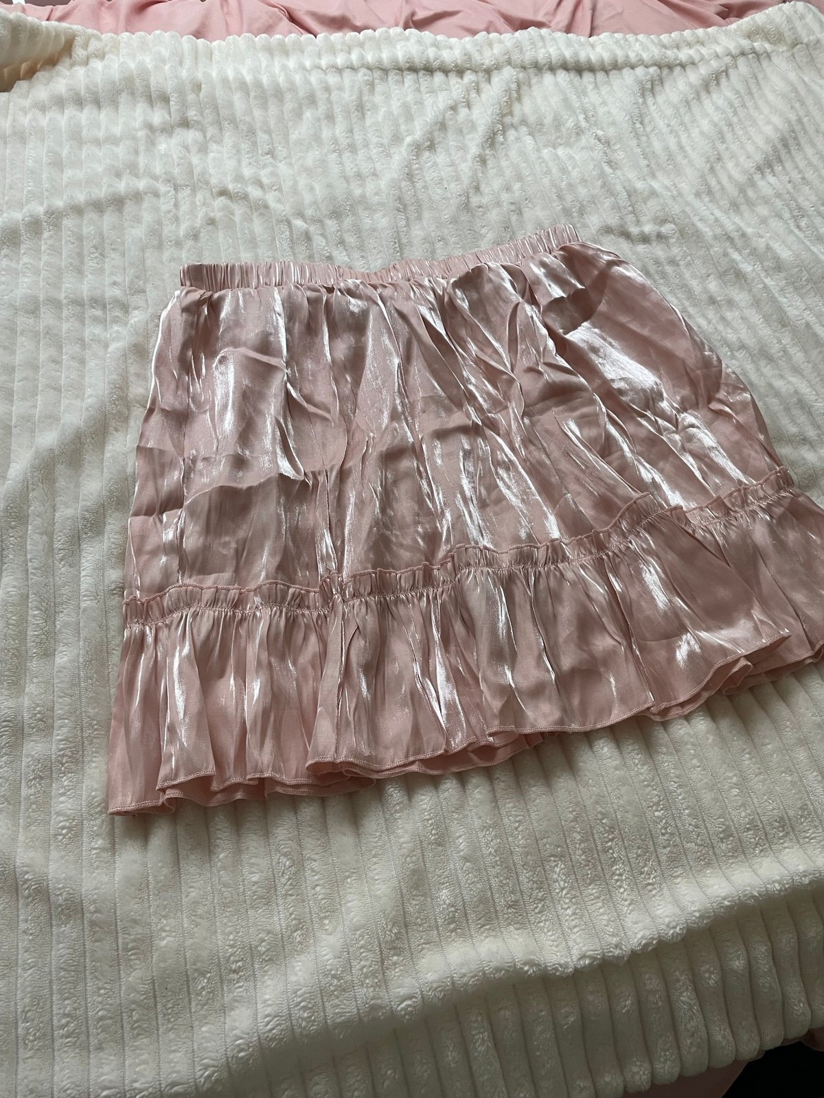 Stylish iridescent pink skirt PPAPIOq4v all for you