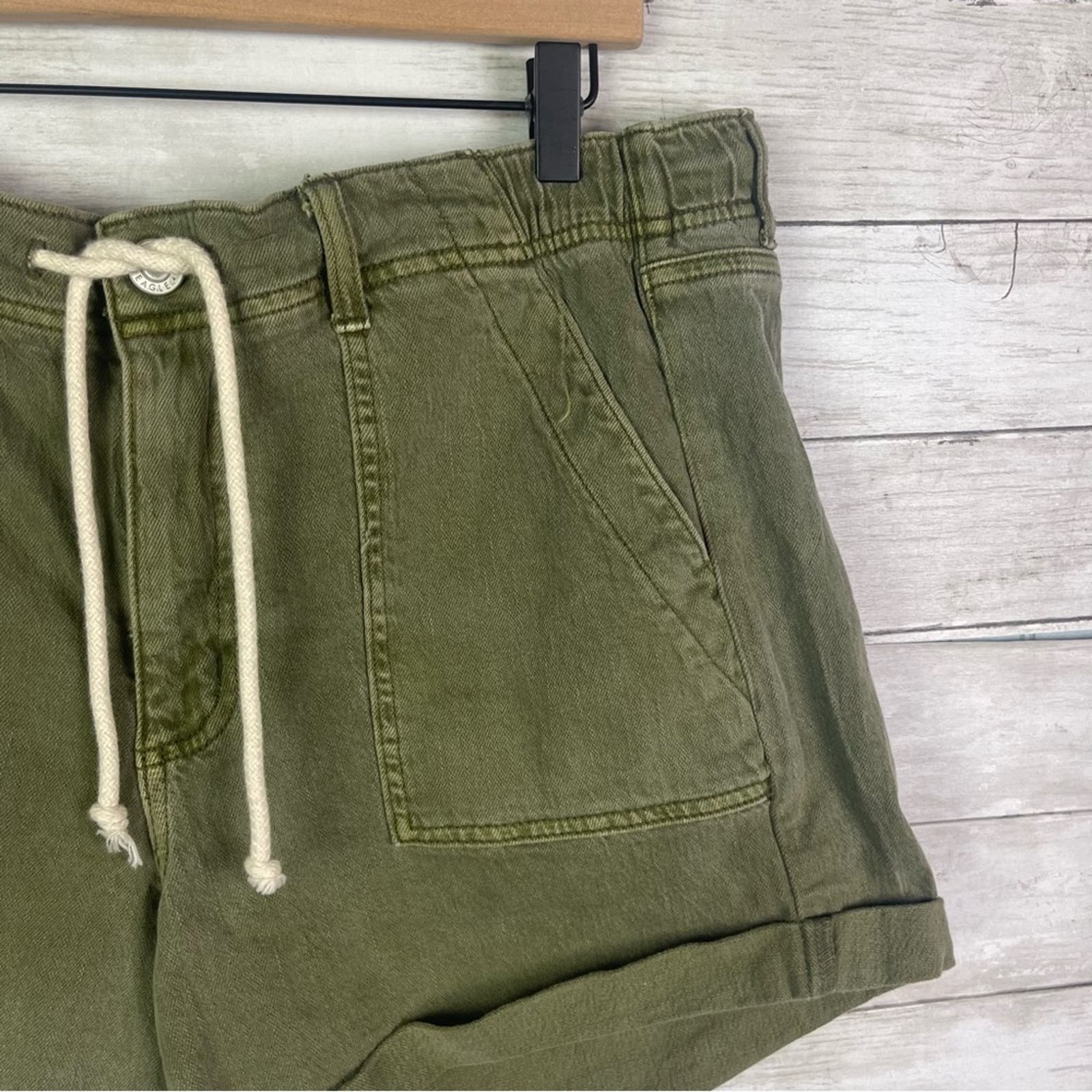 Latest  American Eagle Tomgirl Short Green FNMf4bHYN Outlet Store