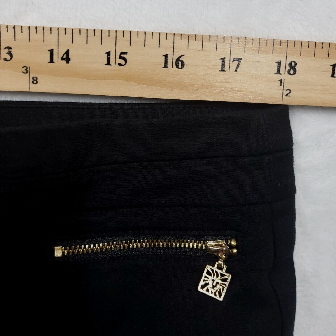 large selection Anne Klein Chino Pants Black Stretch Cropped Womens Size 14 mclsrAexA Great