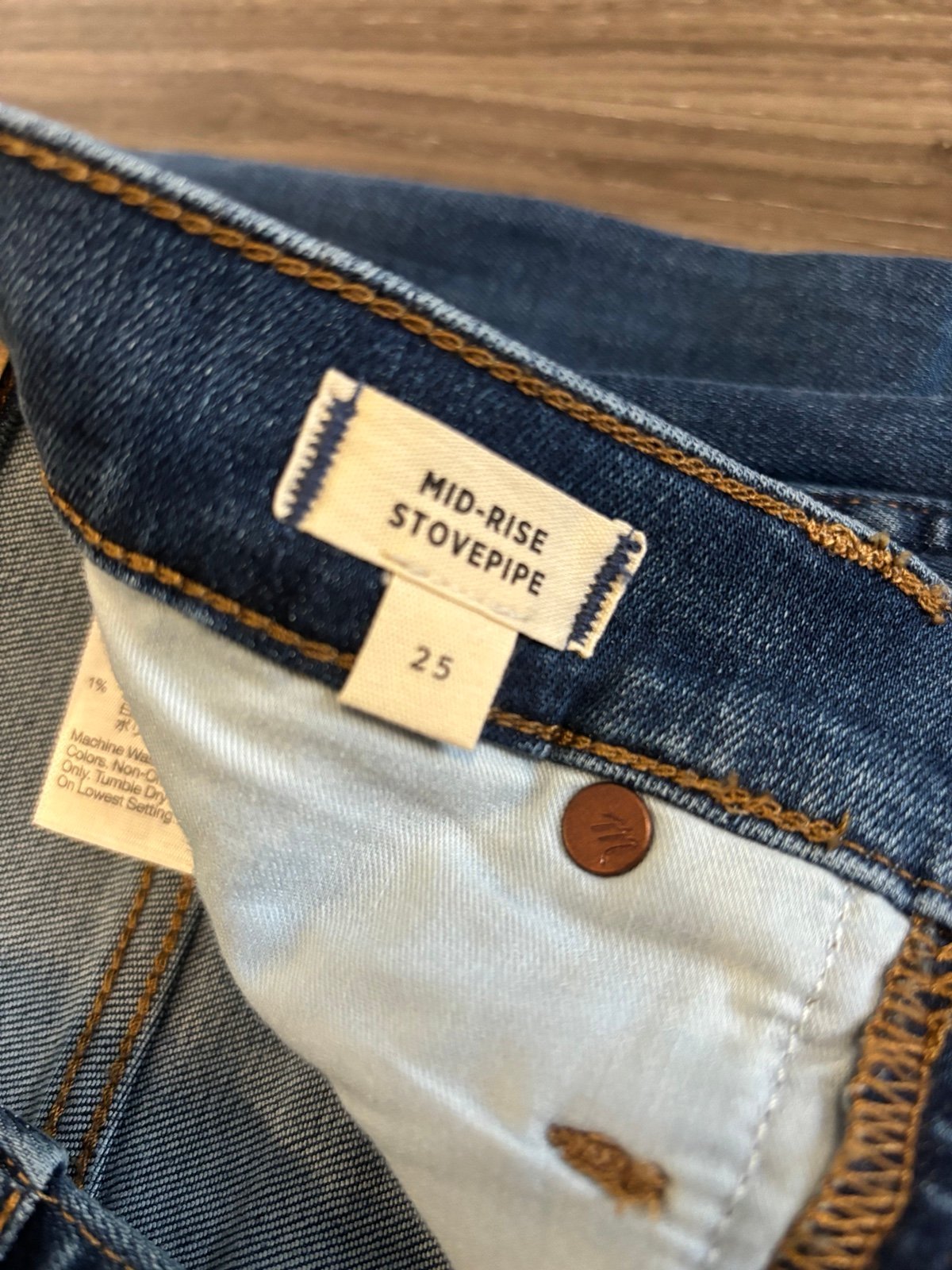 Simple NWT Madewell mid rise stovepipe Jean 25 GJS3QwDCF Factory Price