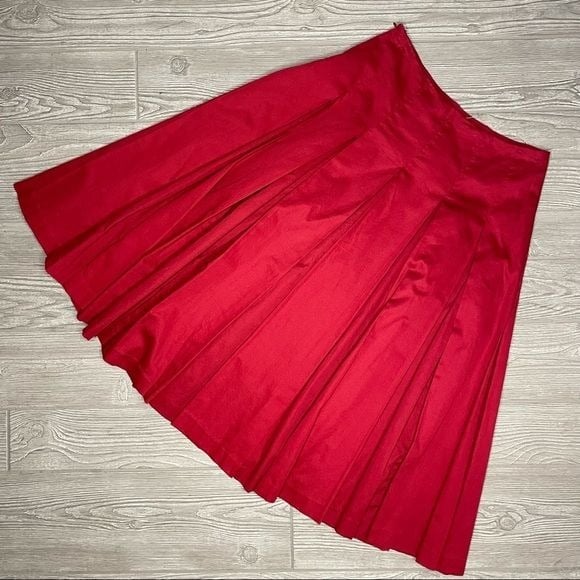 Personality Boden Skirt Boden Theodora Pleated Skirt red size 8 L genSOORse just buy it