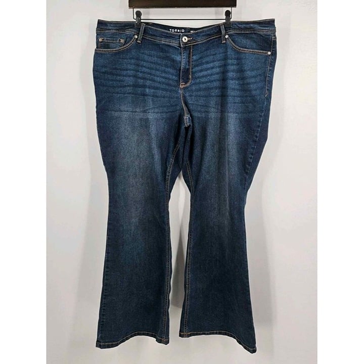 Buy Torrid Womens Luxe Slim Boot Super Stretch Blue Jeans Sz 26T K55JVB2sU Store Online