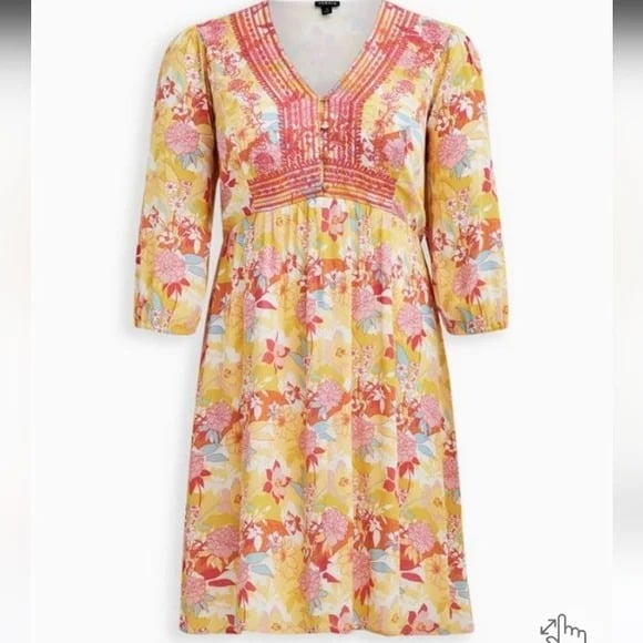 Factory Direct  Torrid Floral High Low Gauze Dress Size 0 (12 Large) fhADIlJjD Low Price
