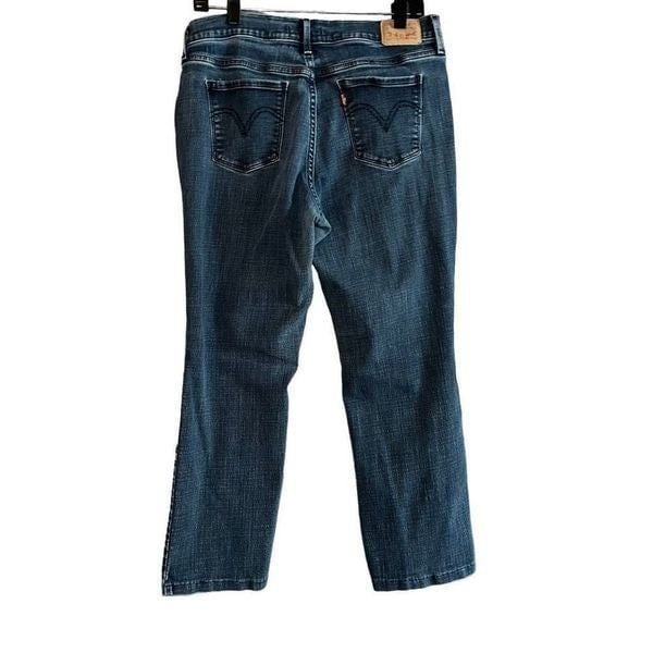 Custom Levi’s 505 straight leg blue jeans 31 short NHKJ