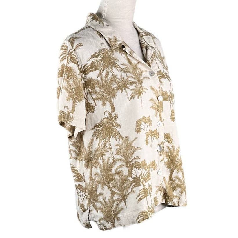 Cheap Havana Jack´s Cafe Hawaiian Button Down Shirt Linen XL mX004k7JS all for you