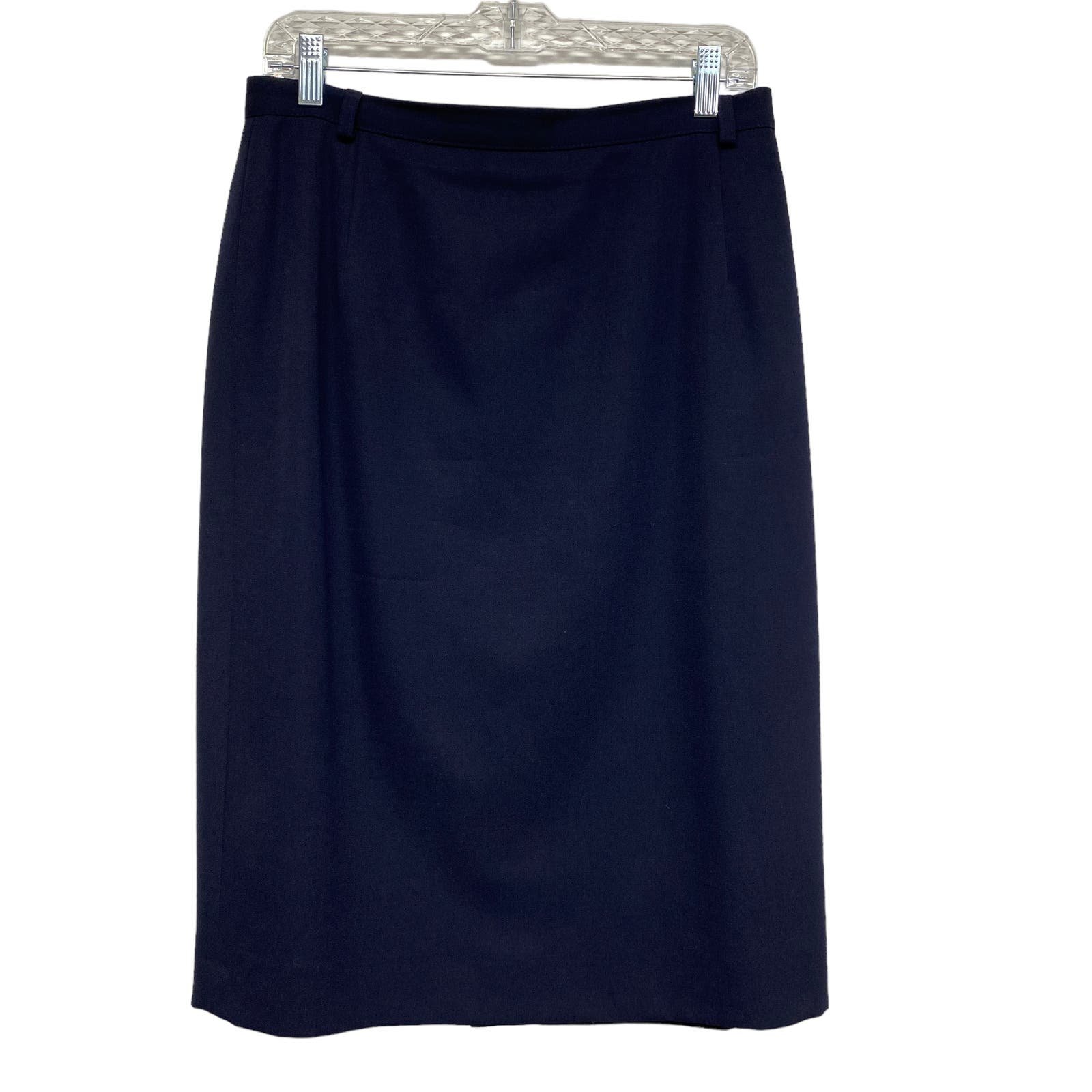 Factory Direct  Vintage Alexon Womens Size 14 Navy Blue Pencil Skirt JbEGJKKCi Low Price