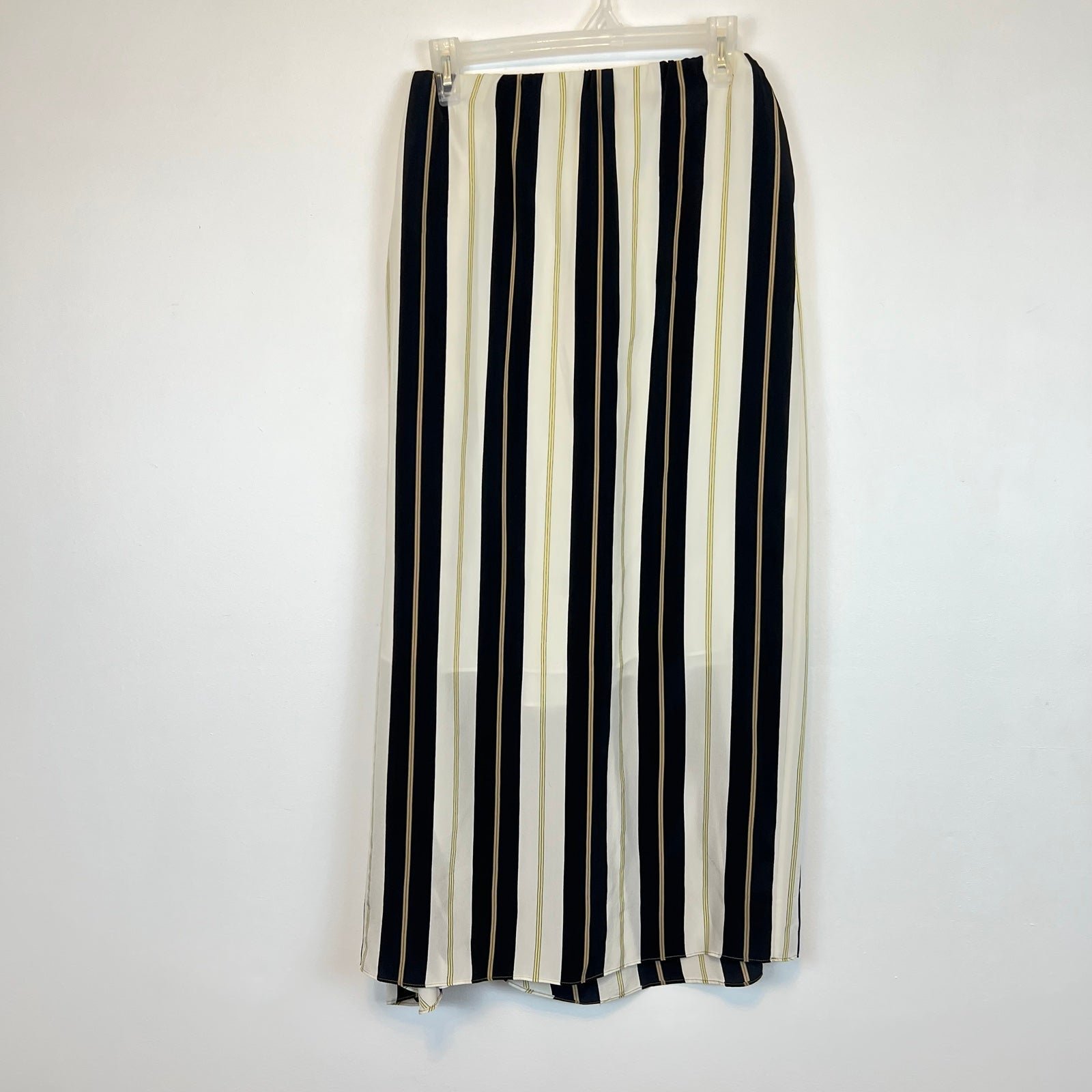 Authentic Tommy Bahama Striped 100% Silk Wrap Midi Skirt gT8a8fM1g Cheap