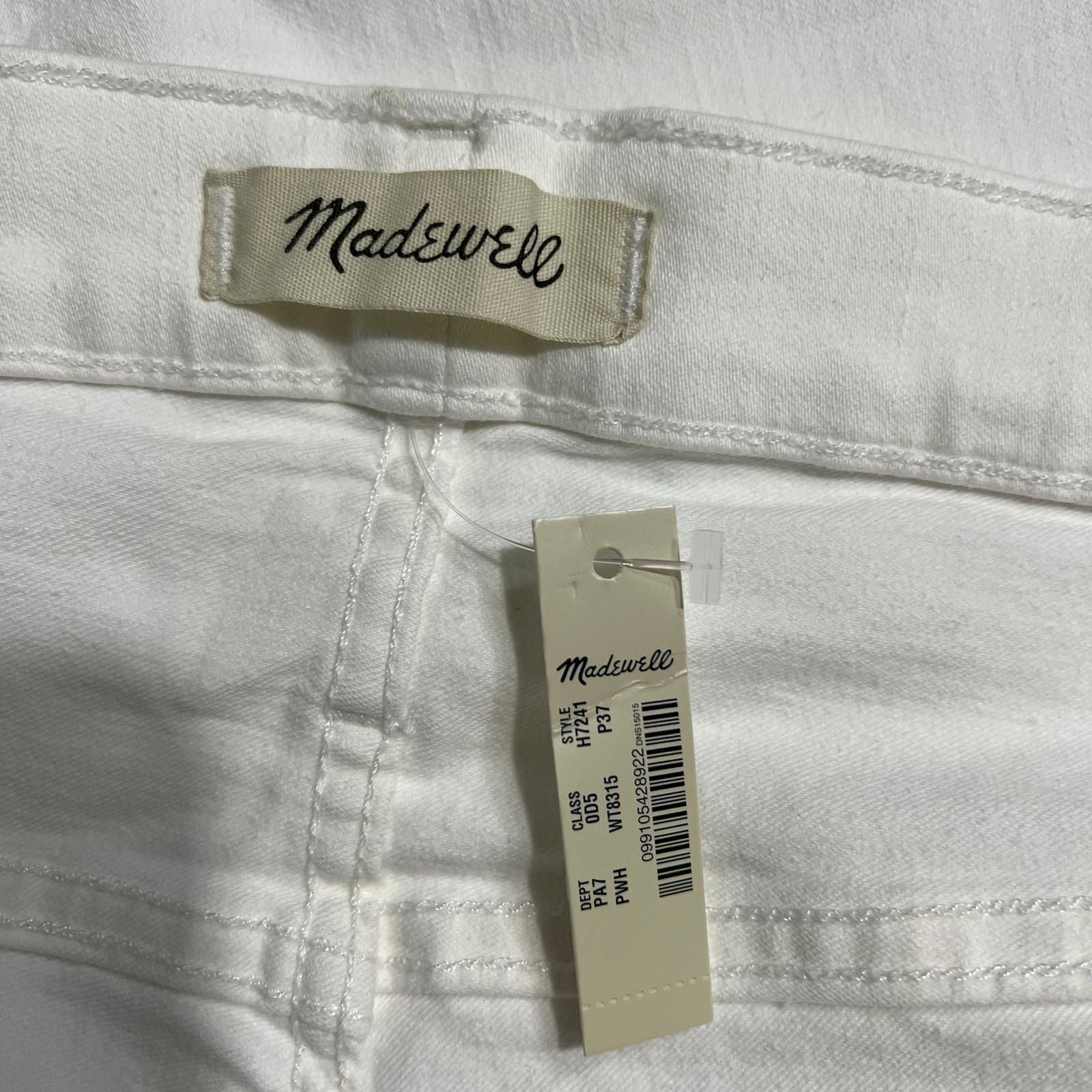 The Best Seller Madewell Cali Demi Boot White Raw Hem Jeans Women´s Plus Size 37P Petite LjPt2198R online store