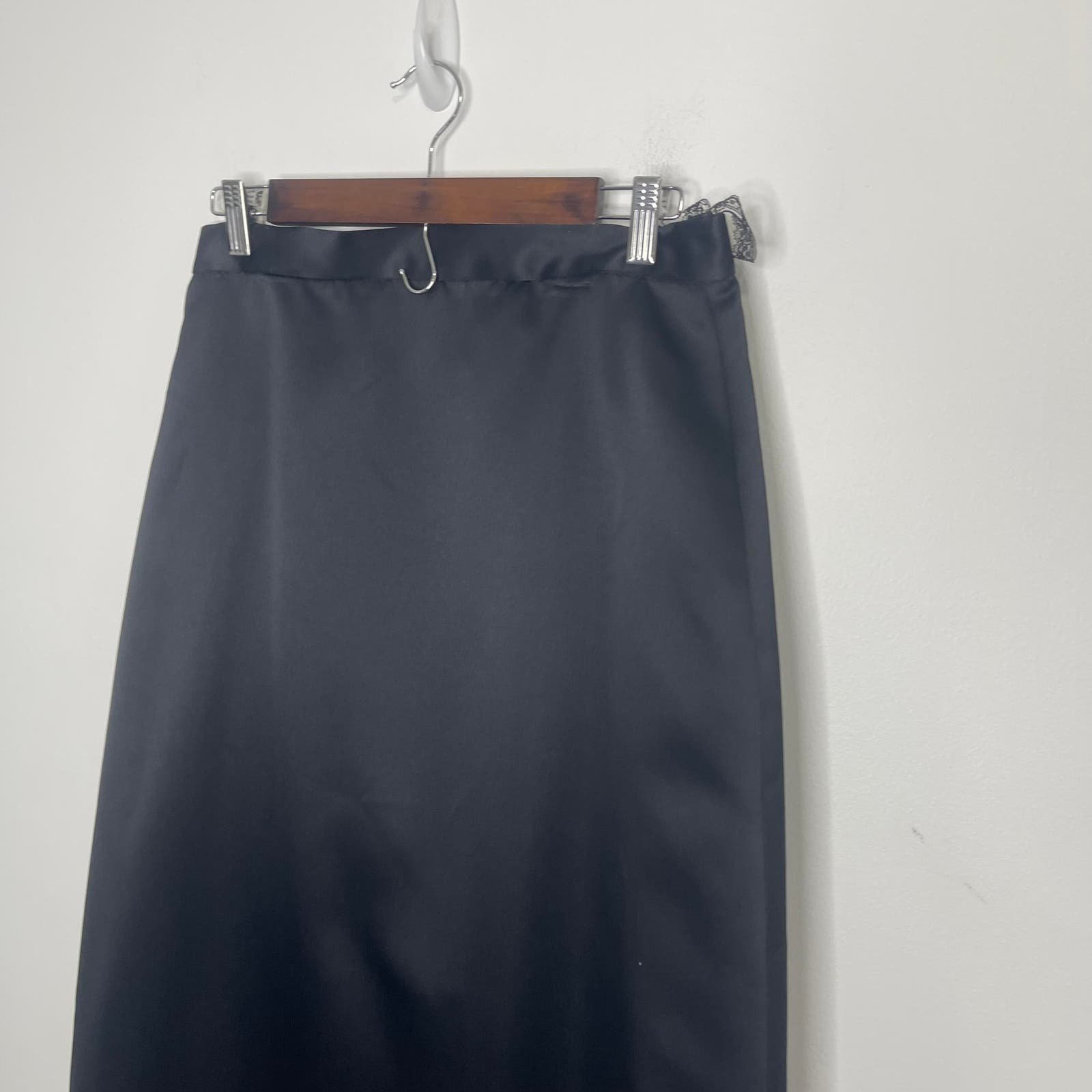 Personality J. R. Nites by Caliendo black long skirt size 12 for women satin formal unlined M0kHMgRJ2 Online Exclusive