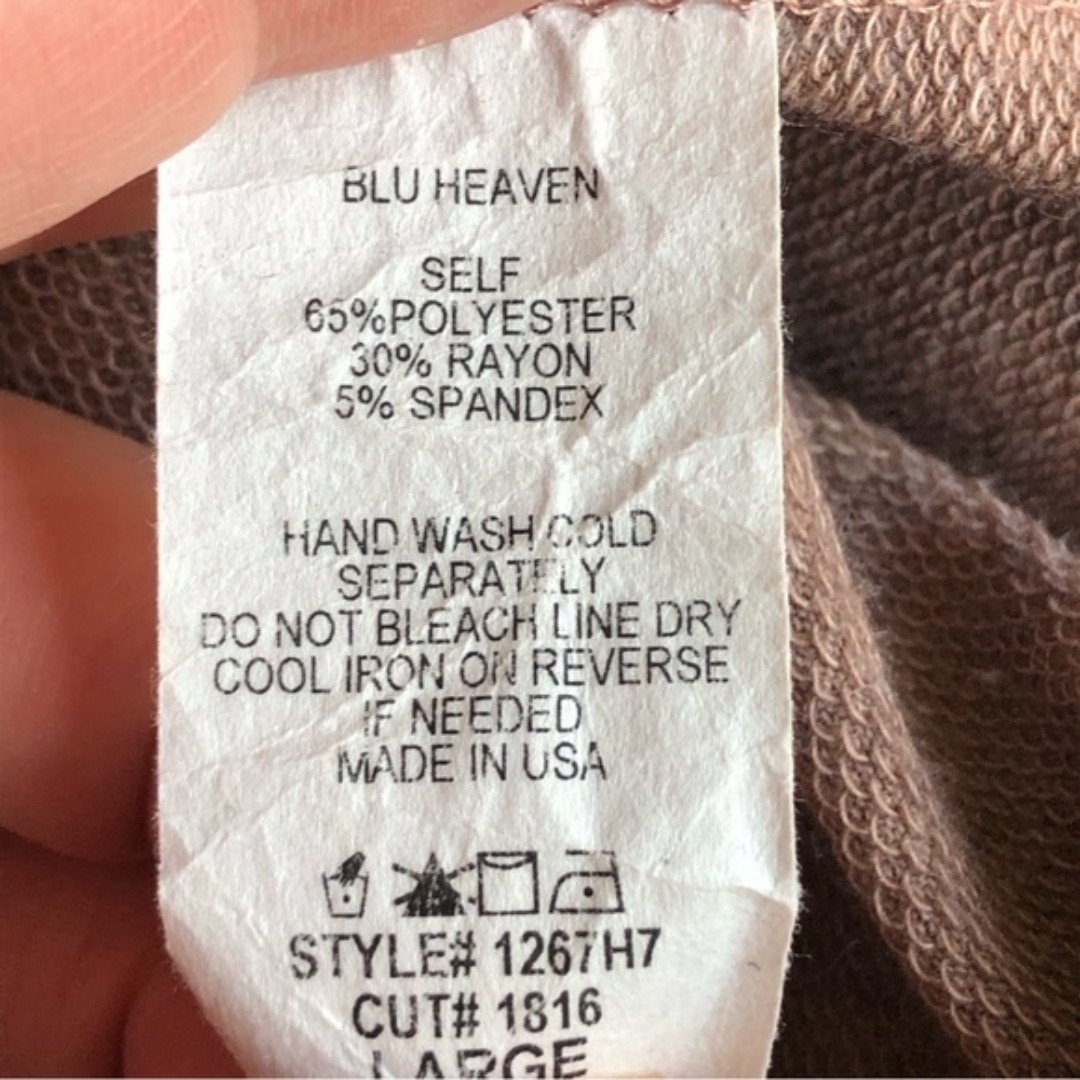 Cheap Blu Heaven Purple Mauve Tie Dye Long Sleeve Lightweight Sweatshirt Size L PbEqFDV0s Online Shop