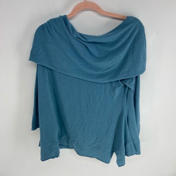 Exclusive Soft Surroundings Women´s Teal B’Call Cowl Neck Long Sleeve Tunic Sweater Sz PL P6XziIRMo just buy it